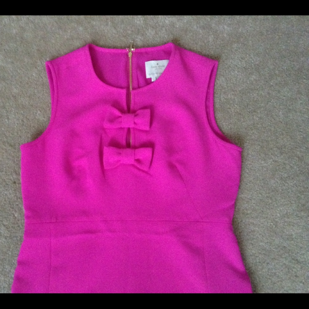 Kate Spade Pink Dress with Bows NWT - Picture 4 of 6